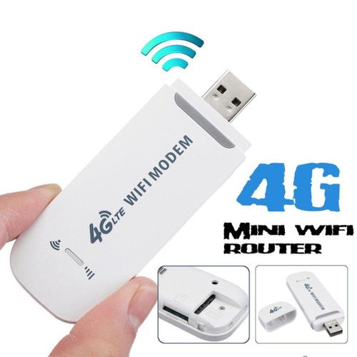 Routeur WIFI 4G LTE Portable 100Mbps, Dongle USB sans fil, Modem Mobile  large bande, carte SIM dbloque pour voiture