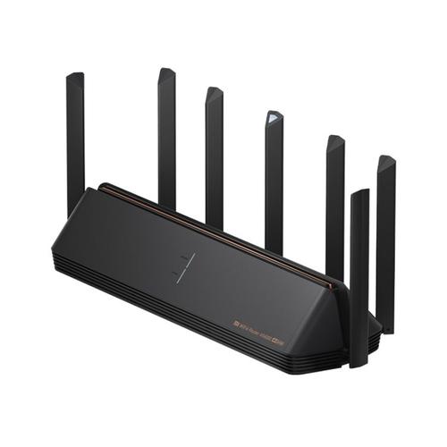 Routeur WiFi d'origine Xiaomi AX6000 6000Mbs amplificateur de signal indpendant  6 canaux Rpteur de routeur sans fil avec 7 antennes, prise amricaine (noir)
