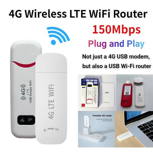 Routeur WiFi portable 4G epiCard, modem USB 150Mbps, Hotspot de poche, ZJMle mobile  large bande pour la couverture WiFi de la maison, sans fil, persvrance
