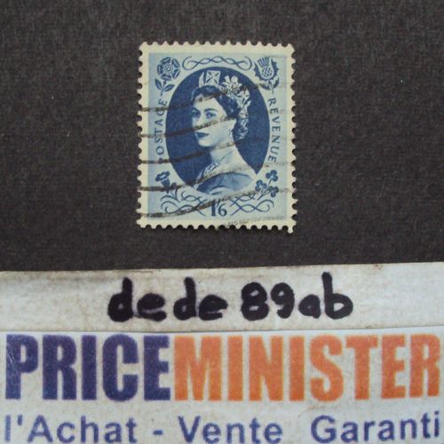 Royaume-Uni..  1/6d La Reine Elisabeth I I (Type Wilding) . Oblitr.