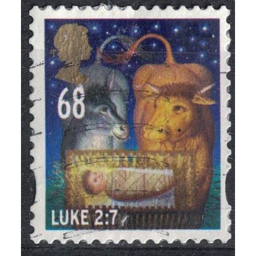 Royaume Uni 2011 Oblitr Used Nol Verset Luke 2:7 Luc