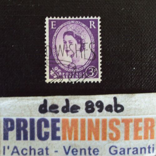 Royaume-Uni..  3d La Reine Elisabeth I I (Type Wilding) Oblitr.