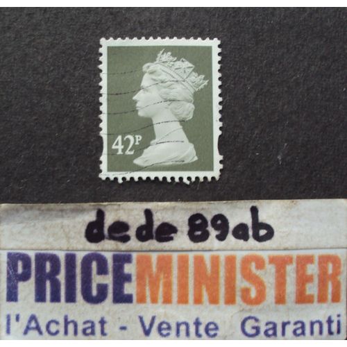 Royaume-Uni..  42p Elisabeth I I (Type A. Machin) Oblitr.