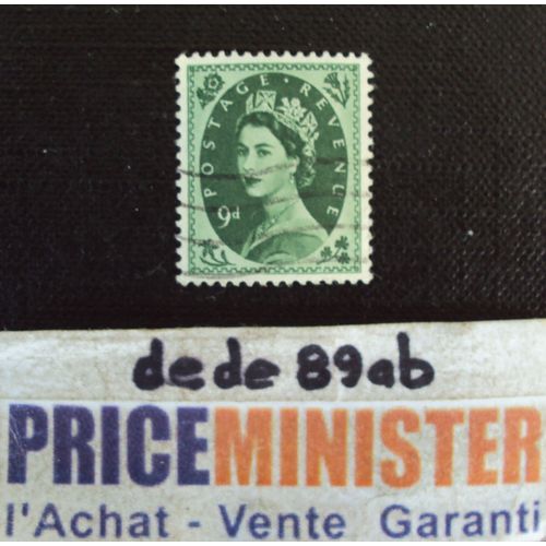 Royaume-Uni..  9d La Reine Elisabeth I I (Type Wilding) Oblitr.