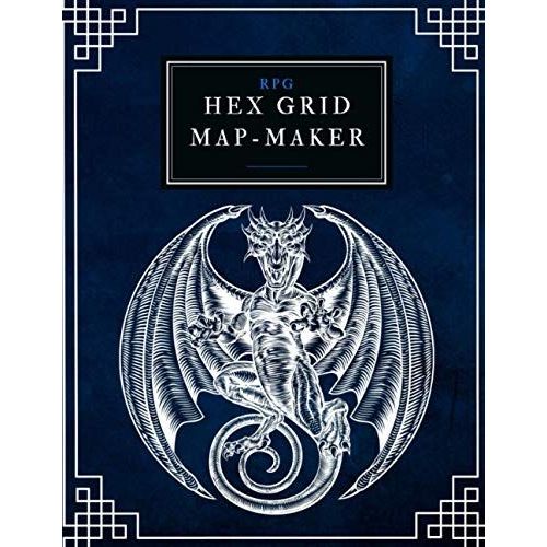 RPG Hex Grid Map Maker SMALL - Rpg Hex Grid Map Maker Small 200 Pages Of Hex Grid Map Paper To Build Your World And Dnd Hex Battle Map Format Broche 2685138213 L 