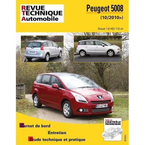 Peugeot 5008 Dv6c   de Revue technique automobile  Format Beau livre 