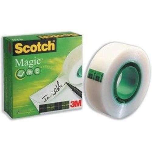 Ruban Adhsif - Scotch - Magic - 25 Mm X 66 M - Invisible - Faible Bruit - Inscription Possible