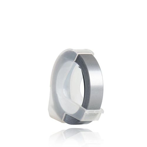 Ruban D'tiquettes 3d Compatible Avec Dymo Motex E101 Eath,Gaufrage Manuel,12965 1610,9mm,1 Pice - Type Silver-9mm