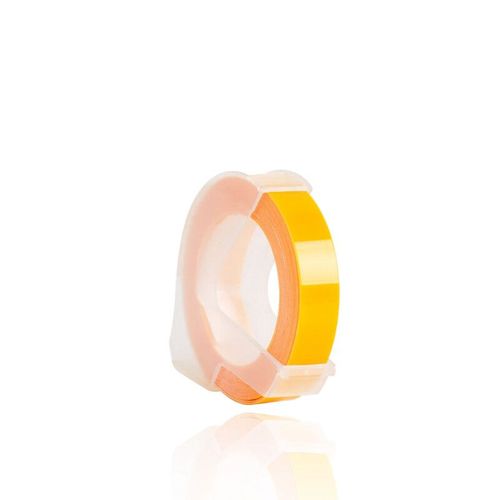 Ruban D'tiquettes 3d Compatible Avec Dymo Motex E101 Eath,Gaufrage Manuel,12965 1610,9mm,1 Pice - Type Yellow-12mm
