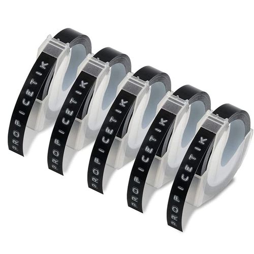 Ruban D'tiquettes Pour Machine  tiquettes Dymo 1880 Motex E-101 9mm X, 6 Pices, Nouveau, Compatible Avec Le Gaufrage