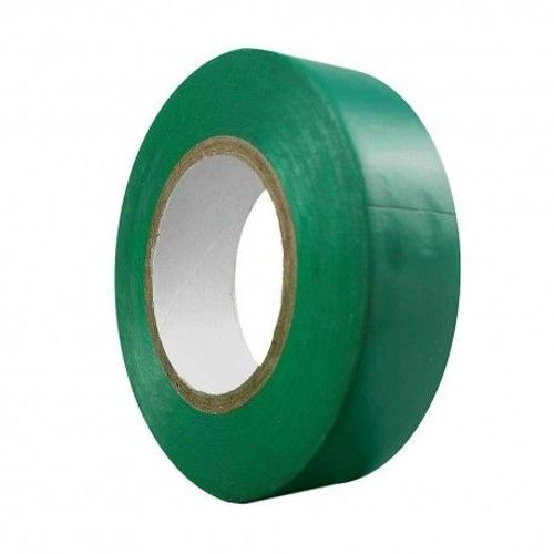Ruban Isolant 20 M X 19 Mm Vert Usage Domestique