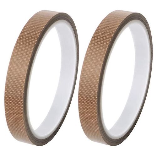 Ruban PTFE  2 rouleaux/ruban PTFE pour machine  sceller sous vide, scelleuses  main et  impulsion (1/2 pouce x 33 pieds)
