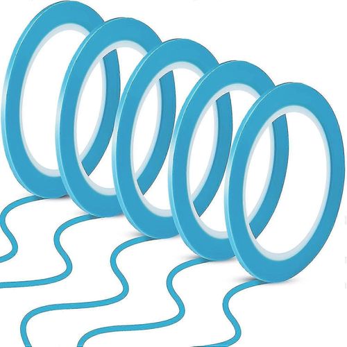Rubans 1/8 Pouce 3mm Ruban De Masquage En Vinyle Pour Courbes Peintre Automobile Automobile, 33 Mtres Pour Chaque Rouleau