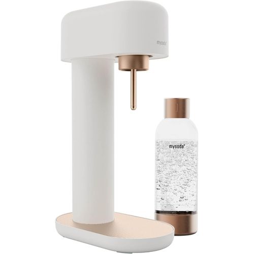 Ruby 2 Machine  Eau Ptillante Design Avec Une Bouteille D'Eau En Pet (Sans Cylindre De Co2) - Blanc-Cuivre[MIN5280828]