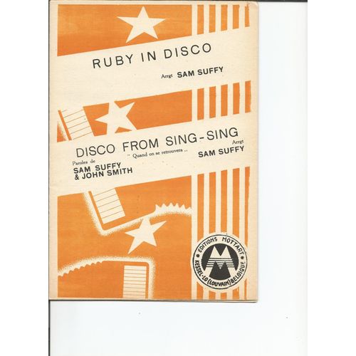 Ruby In Disco Et Disco From Sing-Sing