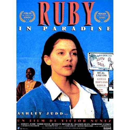 Ruby In Paradise - Vritable Affiche De Cinma Plie - Format 40x60 Cm - De Victor Nunez Avec Ashley Judd, Todd Field, Bentley Mitchum, Allison Dean, Dorothy Lyman, Betsy Douds - 1993