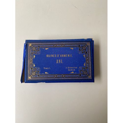 Ruines D'armnie Ani Tome 1 : Vues Photographiques Des Ruines D'ani Autrefois La Rsidence De L'ancien Royaume D'armnie - Collection De Stroscopes Dans Un Coffret Portfolio - O. Kurkdjian Kurkdjan