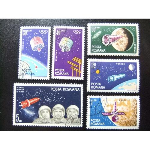 Rumania Roumanie 1965 Navegacion Espacial Yvert  2092 / 2097 Fu