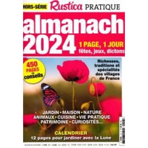 Rustica Pratique Tout En Un 13 H Almanach 2024 450 Pages De Conseils