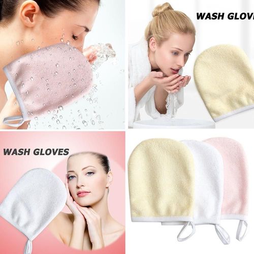 Reutilisable Doux Microfibre Visage Lavage Chiffon Serviette Visage Demaquillant Lingettes Tampon De Nettoyage Gant Pour Le Lavage Du Visage Soins De La Peau