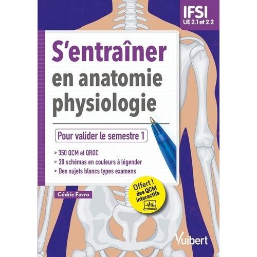 S'entraner En Anatomie-Physiologie Ue 2.1 Et 2.2    Format Beau livre 