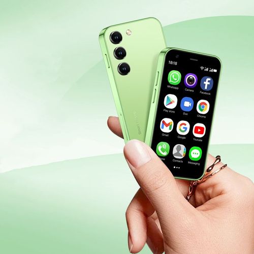 S26 Petit Smartphone 3,0 pouces Android 8.1 2Go RAM 16Go ROM Type-C 1000mAh Double SIM 3G Telephone Vert
