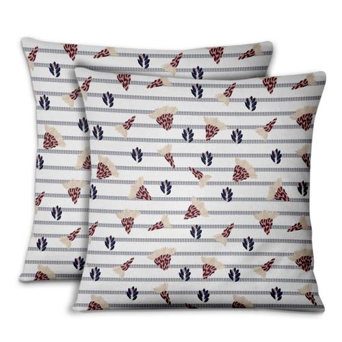 S4sassy Lgumes Et Feuilles Bande Canapi Imprimi Housse De Coussin Taie Doreiller 2 Pcs