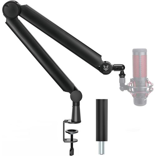 Sa-30 Bras De Microphone Rotatif  360 Avec Support De Microphone De 15,2 Cm, Support De Microphone Avec Adaptateurs 6,35 Mm, 9,5 Mm Et 5/8