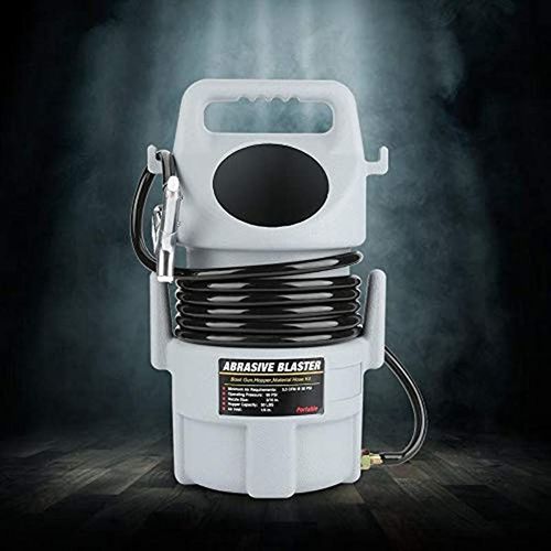 Pistolet De Sablage À Air Comprimé Aluminium Kit Complet Sableuse 6,3