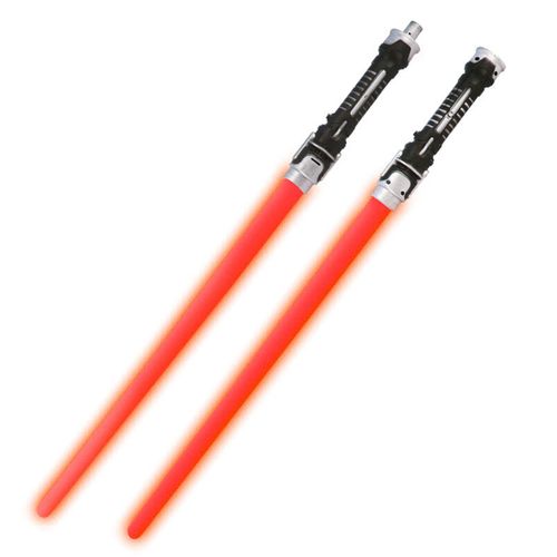 Sabre Laser En Motif De Darth Vader Et Cosplay Pour Garon Et Fille, Jouets En pe  Double Lumire, Arc Avec Son, 2 Pices De Cadeaux De Nol,