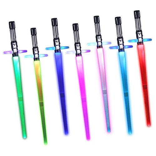 Sabre Laser Rtractable Avec Lumire Et Son Croiss, Jouets Lumineux, Laser, Mot Lumineux, clairage Led Y4ud
