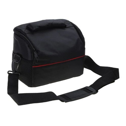 Sac  bandoulire tanche en Nylon pour appareil photo Canon EOS 77D 70D 80D 4000D 2000D 5D Mark IV III 60D 6D 7D II - Type Black