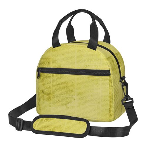 Sac  Djeuner Annonces De Journaux Vintage Anciennes Sac Besace  Main Avec Sangle D'paule, Sac Fourre-Tout Rutilisable Pour Enfant, Retour  L'cole, Femmes, Garon, Fille