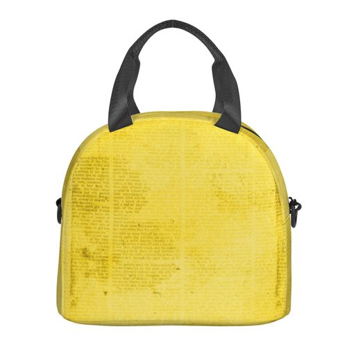 Sac  Djeuner Annonces De Journaux Vintage Anciennes Sac Besace  Main Avec Sangle D'paule, Sac Fourre-Tout Rutilisable Pour Enfant, Retour  L'cole, Femmes, Garon, Fille