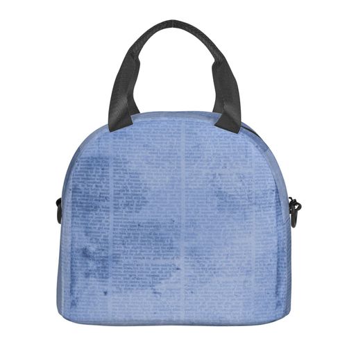 Sac  Djeuner Annonces De Journaux Vintage Anciennes Sac Besace  Main Avec Sangle D'paule, Sac Fourre-Tout Rutilisable Pour Enfant, Retour  L'cole, Femmes, Garon, Fille