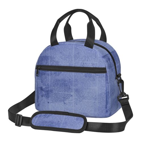Sac  Djeuner Annonces De Journaux Vintage Anciennes Sac Besace  Main Avec Sangle D'paule, Sac Fourre-Tout Rutilisable Pour Enfant, Retour  L'cole, Femmes, Garon, Fille