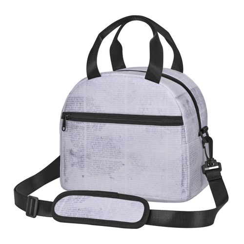 Sac  Djeuner Annonces De Journaux Vintage Anciennes Sac Besace  Main Avec Sangle D'paule, Sac Fourre-Tout Rutilisable Pour Enfant, Retour  L'cole, Femmes, Garon, Fille