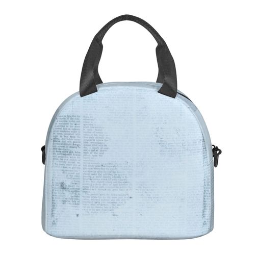 Sac  Djeuner Annonces De Journaux Vintage Anciennes Sac Besace  Main Avec Sangle D'paule, Sac Fourre-Tout Rutilisable Pour Enfant, Retour  L'cole, Femmes, Garon, Fille