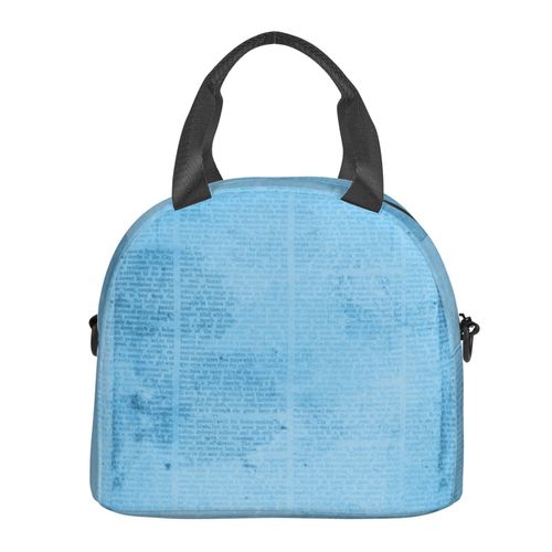 Sac  Djeuner Annonces De Journaux Vintage Anciennes Sac Besace  Main Avec Sangle D'paule, Sac Fourre-Tout Rutilisable Pour Enfant, Retour  L'cole, Femmes, Garon, Fille