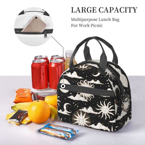 Sac  Djeuner Modles D'clipses Solaires Sac Besace  Main Avec Sangle D'paule, Sac Fourre-Tout Rutilisable Pour Enfant, Retour  L'cole, Femmes, Garon, Fille