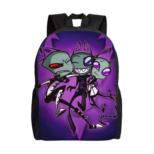 Sac  Dos Animation Invader Zim, Lger, Unisexe, Basique, Pour La Journe, Les Livres, Pour Ordinateur Portable, Pour Les Voyages, L'cole Et Le Bureau - Xtyd2605