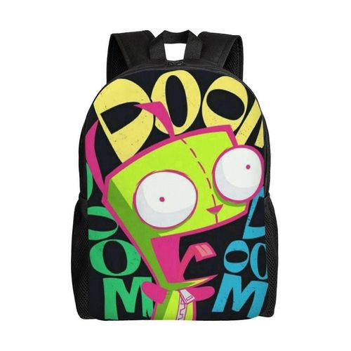 Sac  Dos Color Invader Zim, Lger, Unisexe, Basique, Pour La Journe, Les Livres, Pour Ordinateur Portable, Pour Les Voyages, L'cole Et Le Bureau - Xtyd2205