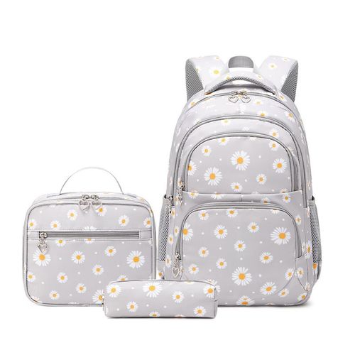 Sac  Dos D'cole Primaire Pour lves,Cartable Imprim Frais,Impermable,Petit,Dtruit,Interrupteur,Dcontract,Extrieur - Type Gris
