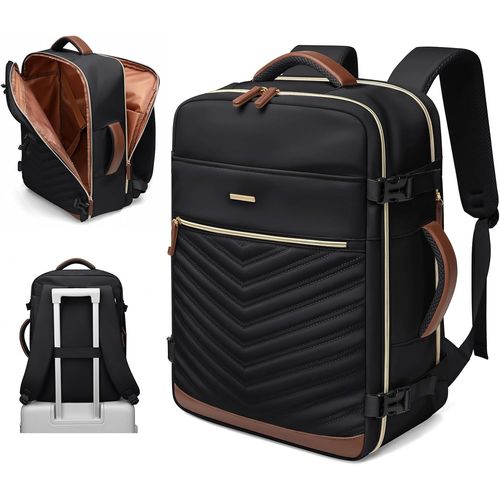 Sac  Dos Femme Pour 17.3 Pouce Sac  Dos College Sac Cabine Avion Laptop Sac A Dos Adolescent Casual Daypacks Pour Loisir Voyage Travai,Sac A Dos Feminin Sac  Dos Noir.[V469]