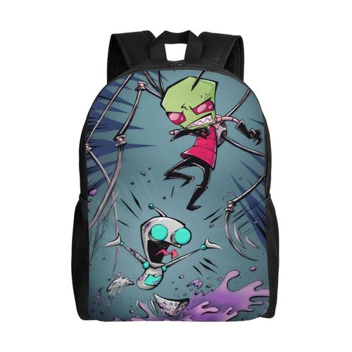 Sac  Dos Invader Zim And Gir, Lger, Unisexe, Basique, Pour La Journe, Les Livres, Pour Ordinateur Portable, Pour Les Voyages, L'cole Et Le Bureau, D-Xtyd2610