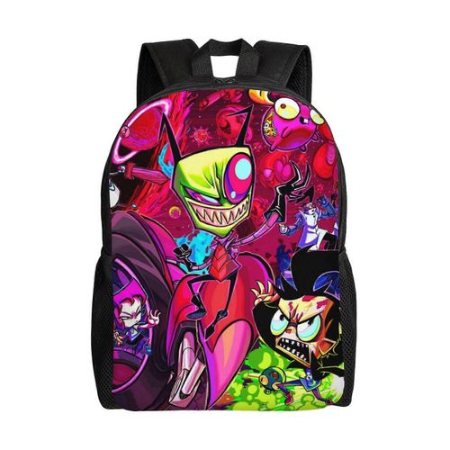 Sac  Dos Invader Zim Cartoon, Lger, Unisexe, Basique, Pour La Journe, Les Livres, Pour Ordinateur Portable, Pour Les Voyages, L'cole Et Le Bureau, D-Xtyd2700