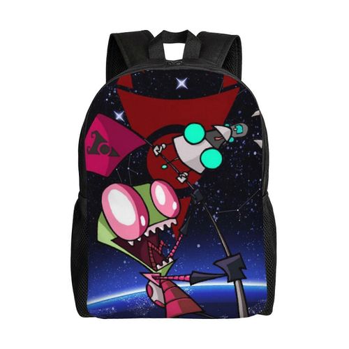 Sac  Dos Invader Zim Galaxy, Lger, Unisexe, Basique, Pour La Journe, Les Livres, Pour Ordinateur Portable, Pour Les Voyages, L'cole Et Le Bureau, Da-Xtyd2709