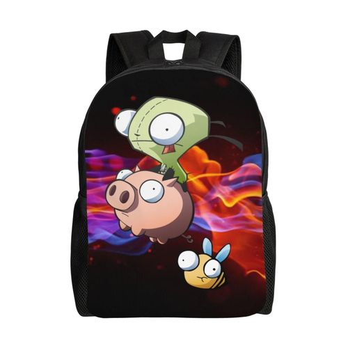 Sac  Dos Invader Zim Gir Pig, Lger, Unisexe, Basique, Pour La Journe, Les Livres, Pour Ordinateur Portable, Pour Les Voyages, L'cole Et Le Bureau, D-Xtyd2565