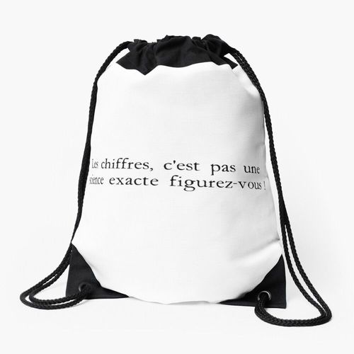 Sac  Dos Kaamelott - Karadoc #15 - Les Chiffres, C'est Amp; Ampli; # 39 ; Ce N'est Pas Une Science Exacte ! Sac  Cordon Pour Le Sport Cadeau