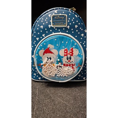 Sac  Dos Loungefly Disney Minnie Et Mickey Special Nol Neuf